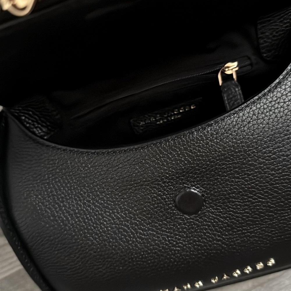 Marc Jacobs*Genuine Leather Crossbody - Black w/Goldtone Hardware 9”x9”x4” NWT! - Picture 15 of 16